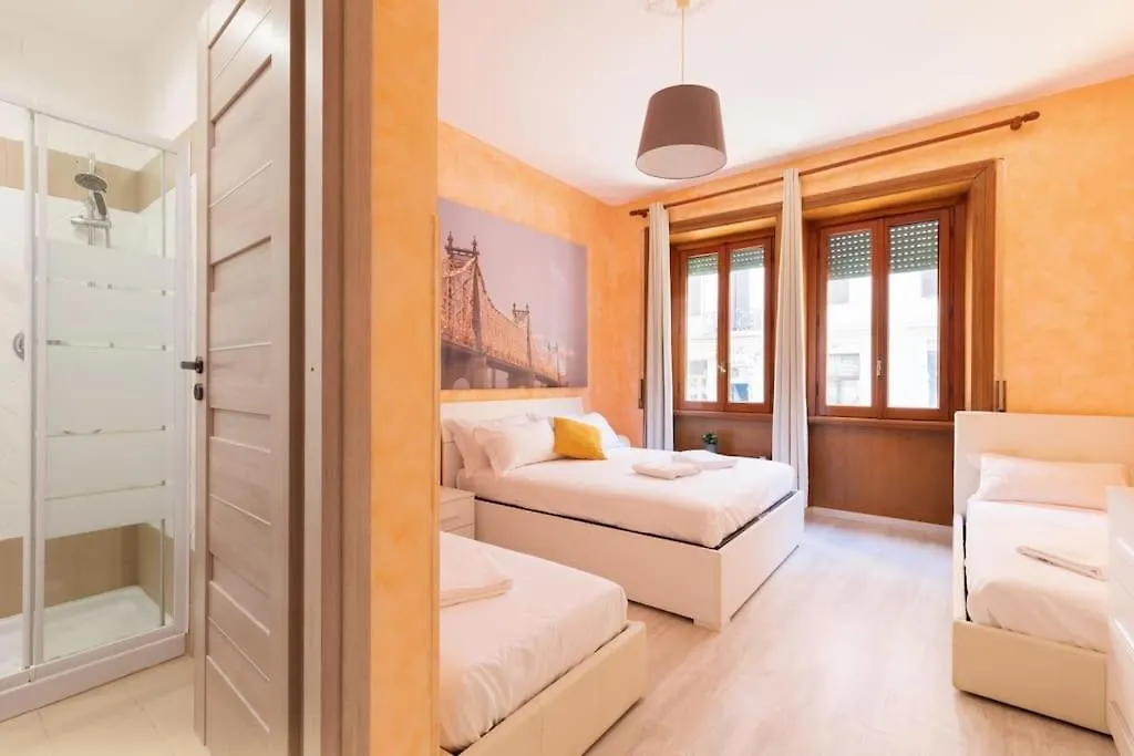 Apartment Private Room In A Guest House With Private Bath N1 Rome